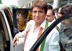 File pic of Raj Babbar, President of Congress' UP Unit