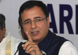 File pic of Congress leader Randeep Surjewala