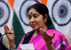 File pic of Sushma Swaraj