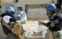 File photo: Chemical weapons attack in Syria.