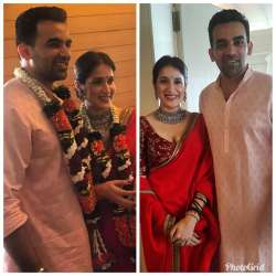 Zaheer Khan and Sagarika Ghatge- India TV