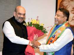 File pic - Mukul Roy meets Amit Shah after joining BJP 