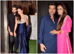 Shahid Kapoor and Mira Rajput at Gautam Gupta-Smriti Khanna's wedding reception