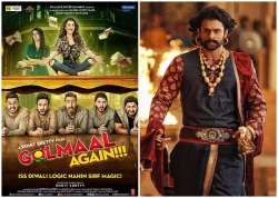 golmaal again baahubali 2 box office collection