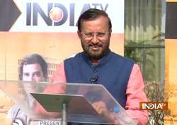 Prakash Javadekar at India TV's Chunav Manch 