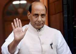 File pic of Home Minister Rajnath Singh 