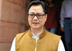 File pic of Kiren Rijiju