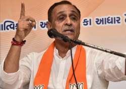 File pic of Gujarat CM Vijay Rupani