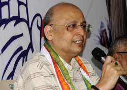 File pic - Congress spokesperson Abhishek Manu Singhvi 