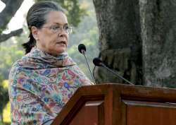 File photo of Congress president Sonia Gandhi.