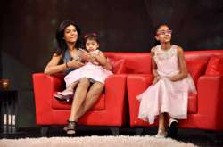 Sushmita Sen with her daughters