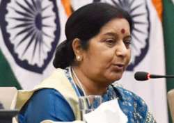 File pic of Sushma Swaraj