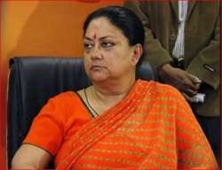 Rajasthan Chief Minister Vasundhara Raje