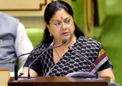 File pic of Rajasthan Chief Minister Vasundhara Raje