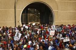 Supporters of Emmerson Mnangagwa 