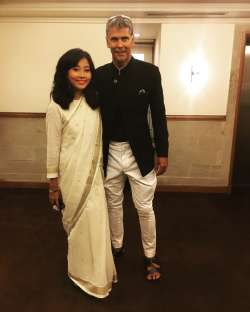 Milind Soman, Ankita Konwar wedding