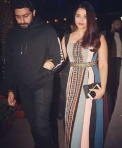 Aishwarya Rai Bachchan, Abhishek Bachchan, Karan Johar's Christmas party