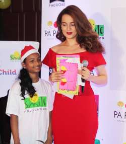 Kangana Ranaut celebrates Christmas 2017 with underprivileged kids