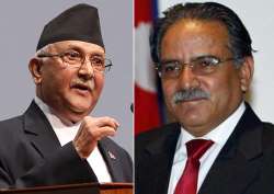 File pic - KP Oli and Pushpa Kamal Dahal 'Prachanda'