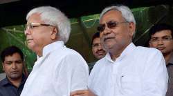 File photo of RJD chief Lalu Yadav and Bihar Chief Minister Nitish Kumar.