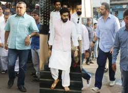 Paresh Rawal, Abhishek Bachchan, Rohit Shetty, Neeraj Vora's funeral 