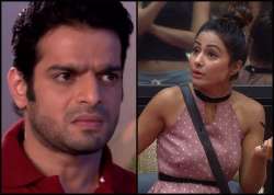 bigg boss 11 weekend ka vaar hina khan karan patel