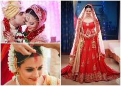 TV actresses bridal look