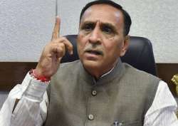 File pic of Gujarat CM Vijay Rupani 