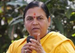 File pic of Union Minister Uma Bharti 