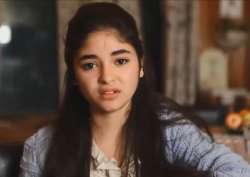 File pic of Zaira Wasim 