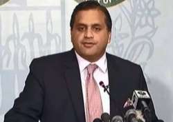 File pic of Pakistan Foriegn Office spokesman Mohammad Faisal