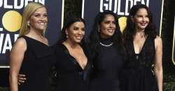 Golden Globes, black dresses, protest 