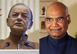 File - Arun Jaitley (L) and Ram Nath Kovind (R)