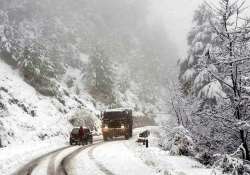 Avalanche warning issued for 7 districts in Kashmir; Kargil shivers at -19 deg C