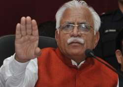 File pic of Haryana Chief Minister Manohar Lal Khattar