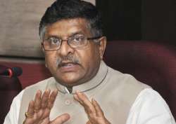 File pic of Ravi Shankar Prasad