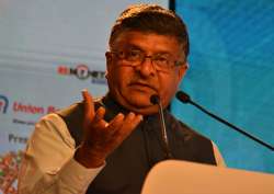 File pic of Law Minister Ravi Shankar Prasad