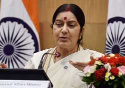 File pic of Sushma Swaraj