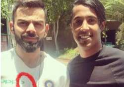 Virat Kohli wears a wedding ring around his neck