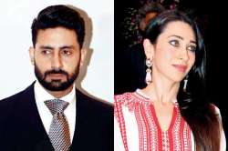 Karisma Kapoor Abhishek Bachchan at Mohit Marwah wedding in UAE