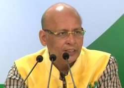 Congress spokesperson Abhishek Singhvi