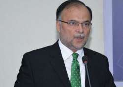 File pic of Pak Interior Minister Ahsan Iqbal