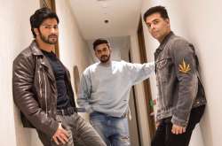 Varun Dhawan, Karan Johar and Shashank Khaitan