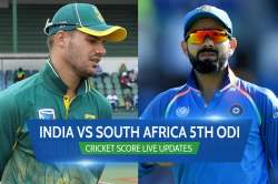 India vs South Africa 2018 5th ODI Live Cricket Score Updates