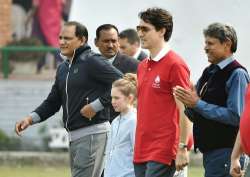 Justin Trudeau, Kapil Dev, Mohammad Azharuddin