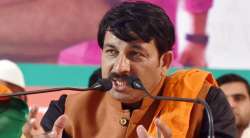 Delhi BJP chief Manoj Tiwari