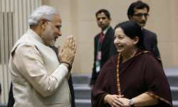 File photo of PM Narendra Modi and former Tamil Nadu chief minister Jayalalithaa.