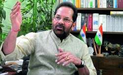 File picture of Mukhtar Abbas Naqvi