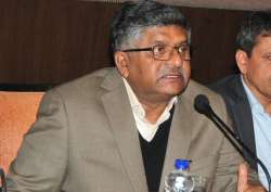 File pic of Union Minister Ravi Shankar Prasad