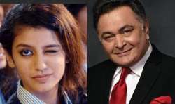 Priya Prakash Varrier, Rishi Kapoor